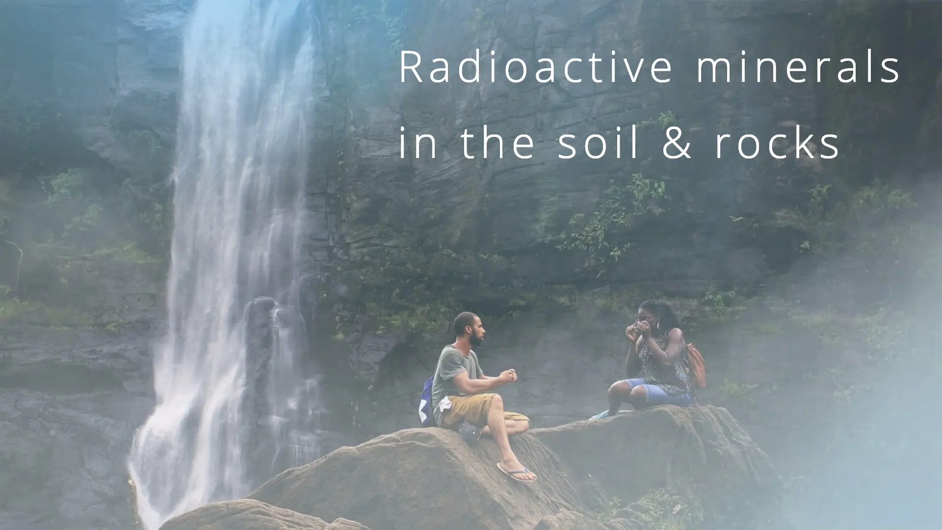 radioactive minerals in rocks & soil